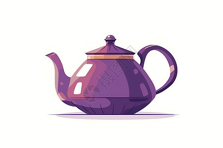 紫砂茶壶图标图片