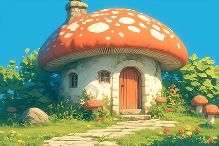 神奇的蘑菇屋图片