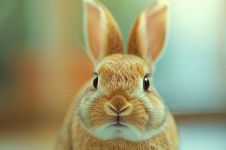 毛茸茸的可爱兔子图片
