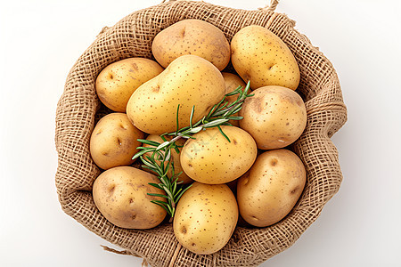 土豆与绿植图片