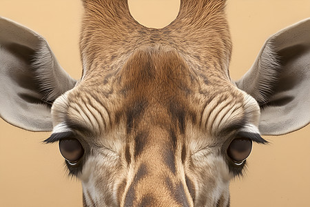 长颈鹿的眼睛图片