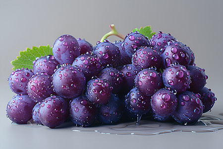 紫色葡萄串图片