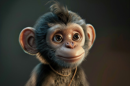 毛茸茸的猴子图片