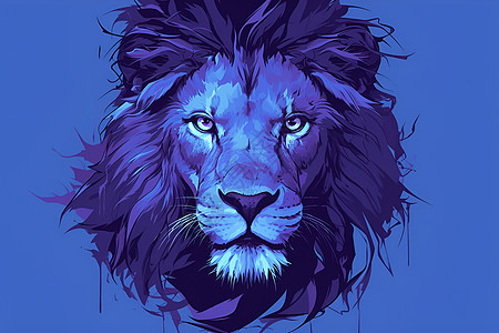 狮子之王插画图片