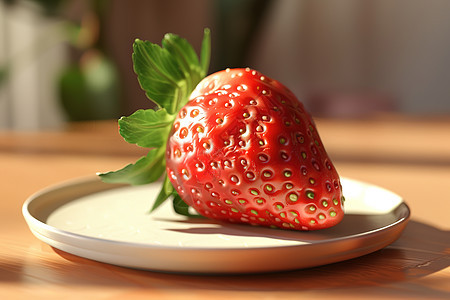 红色草莓诱惑图片