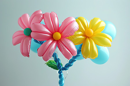 气球花朵图片