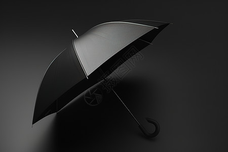 黑色的雨伞图片