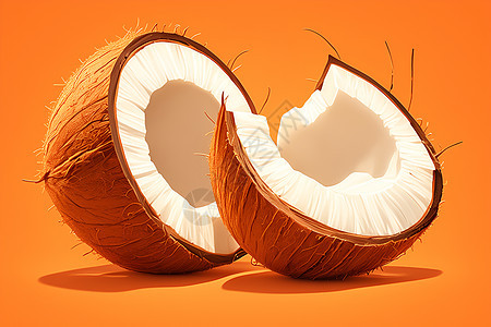 鲜美多汁的椰子图片