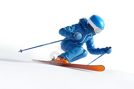 设计的滑雪者图片