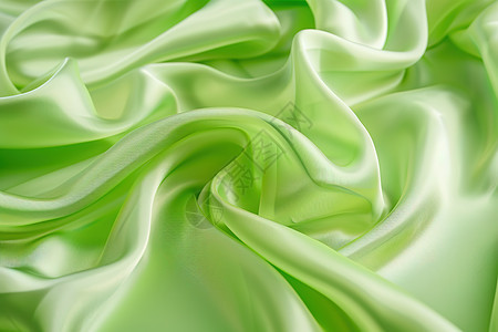 绿色丝绸之美图片