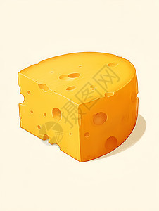 白底上的奶酪图片