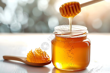 健康美味的蜂蜜食物图片
