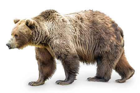 大棕熊的毛皮图片