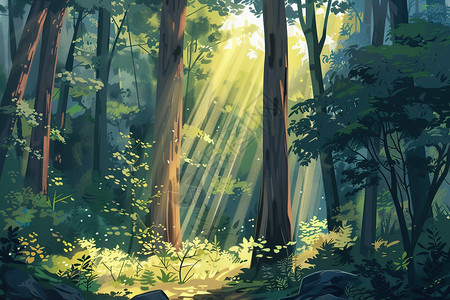 森林之光图片