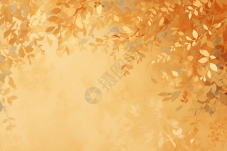 抽象的秋天树叶图片