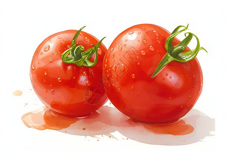 美味的番茄图片