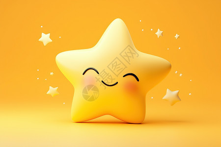 微笑的星星表情图片