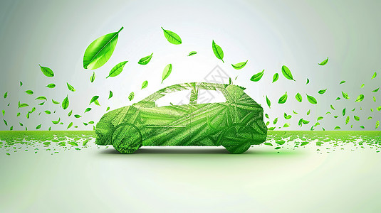 绿色的汽车车身图片