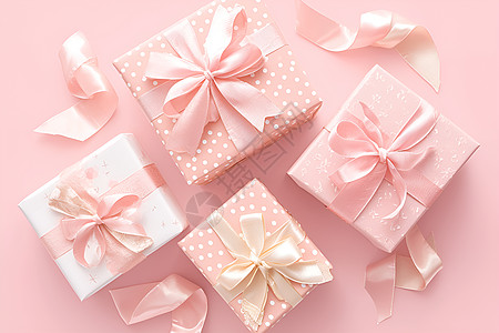 粉色礼盒系列图片