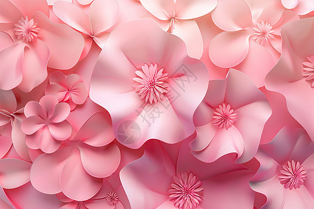 粉红色的花朵图片