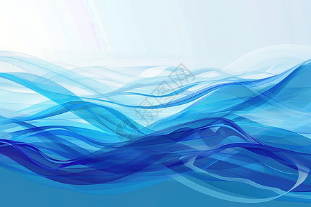 水波荡漾的蓝色背景图片