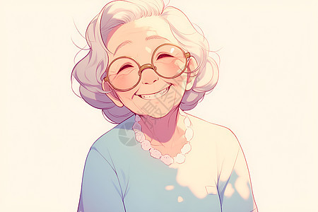 慈祥的祖母图片