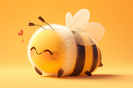 活泼可爱的卡通蜜蜂图片