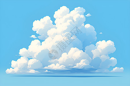 飘逸的白云图片