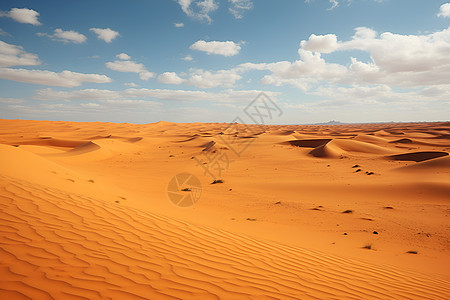天空下的沙漠图片