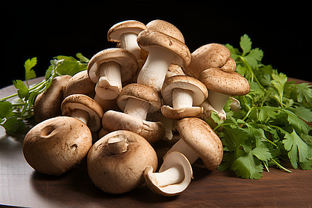 新鲜的蔬菜蘑菇图片