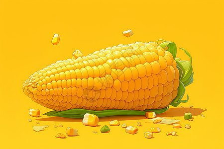 美味的玉米图片