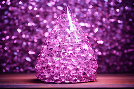 神奇的紫晶圣诞树图片