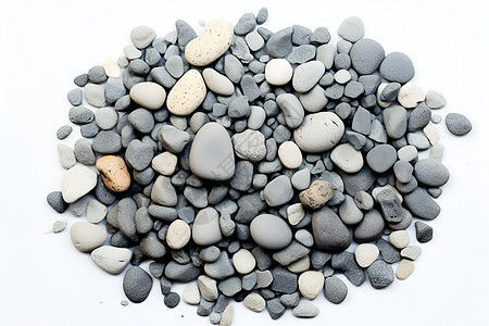 灰白色岩石图片