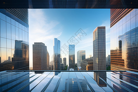 都市的办公楼图片