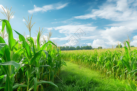 农田中的玉米图片