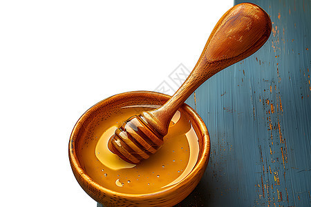 碗里的蜂蜜图片
