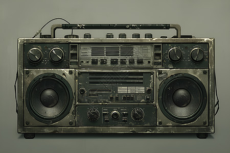 复古收音机插画图片