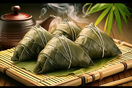 美味中式粽子图片