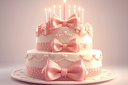 可爱的生日蛋糕图片