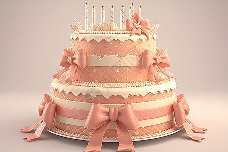 梦幻生日蛋糕图片