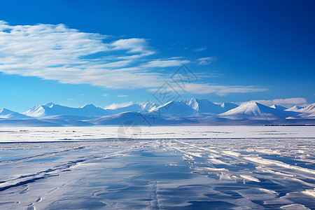 冰雪皑皑的自然美景图片
