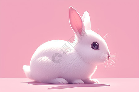 卡通可爱的动物兔子图片