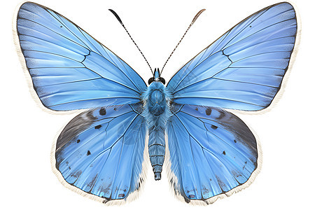 飘逸的蓝色蝴蝶图片