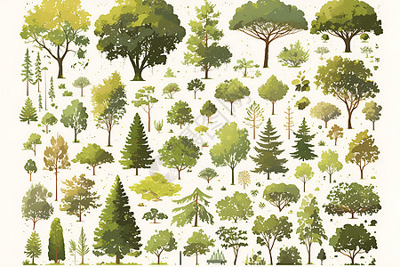 设计的树木图标图片