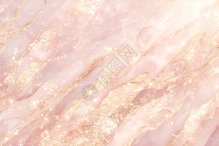闪耀粉色光芒的大理石图片