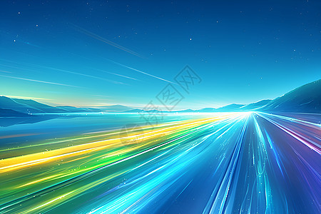 彩色的高速公路图片