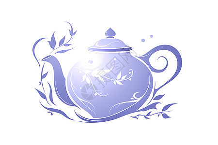 紫色小茶壶图片