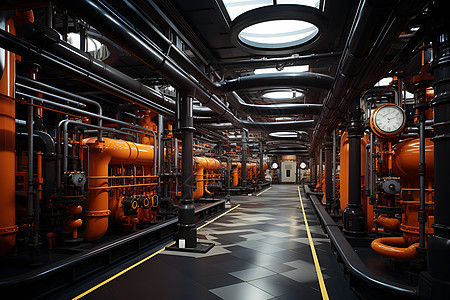 气化厂的管道图片
