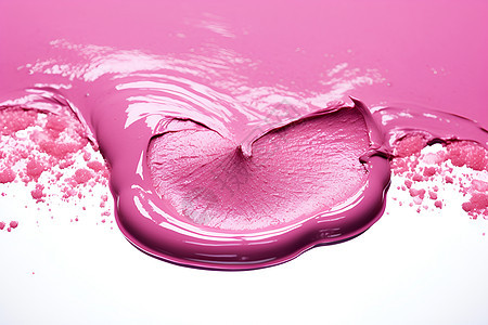 粉红色的液体图片