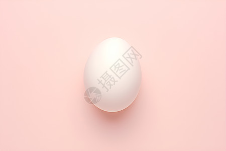 粉色背景的一颗蛋图片